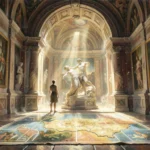 Art galleries and museums in Rome with classical sculptures and Renaissance paintings